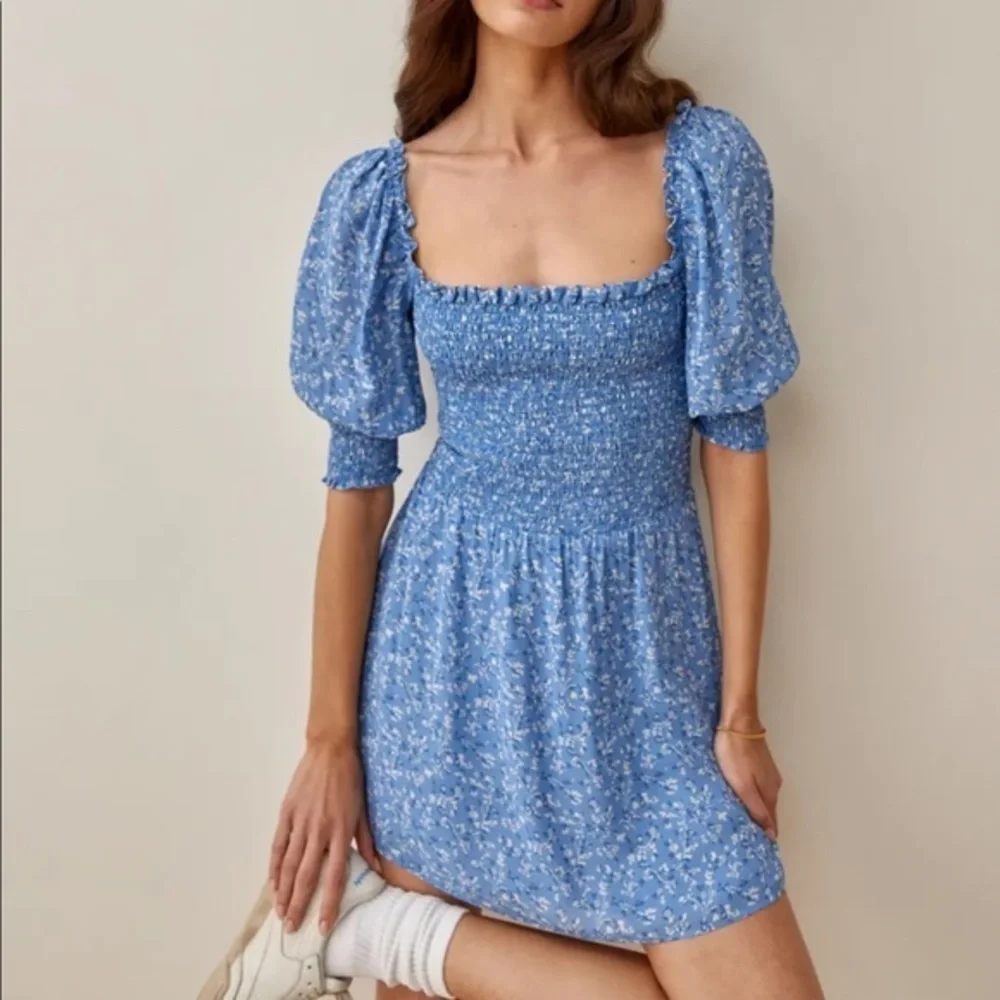 💙Reformation Elle Dress Suzette - Picture 1 of 7